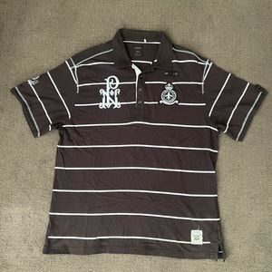 Parish Nation Men’s Polo Shirt Brown Short Sleeved 3XL